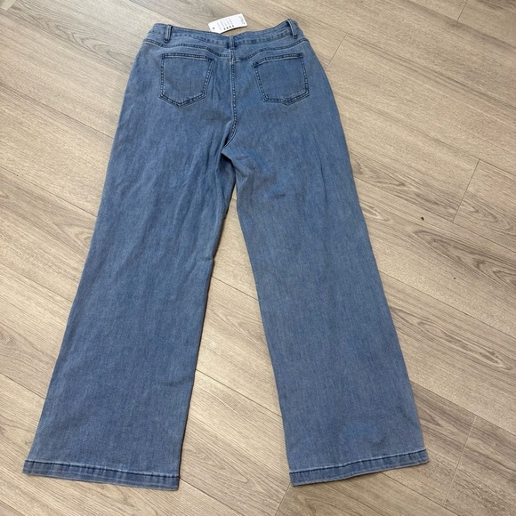 ETTELO Wide Leg Jeans NWT - Picture 8 of 11